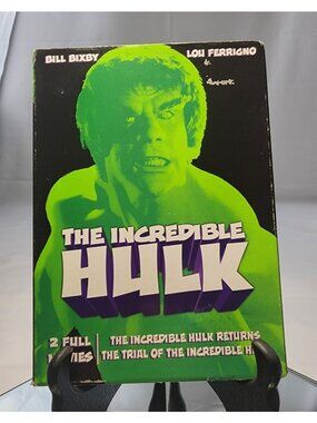 Vtg The Incredible Hulk Returns & The Trial Of The Incredible Hulk 2-DVD Movies
